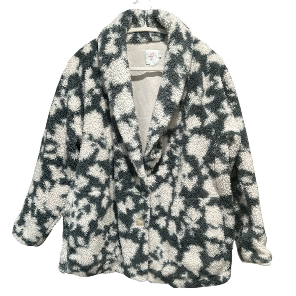 The Nines by HATCH Maternity Jacket Fuzzy Soft Cozy Sz S